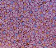 Pinky / Lilac with Tiny Little White, Gold & Blue Flowers, Flora - Click Image to Close